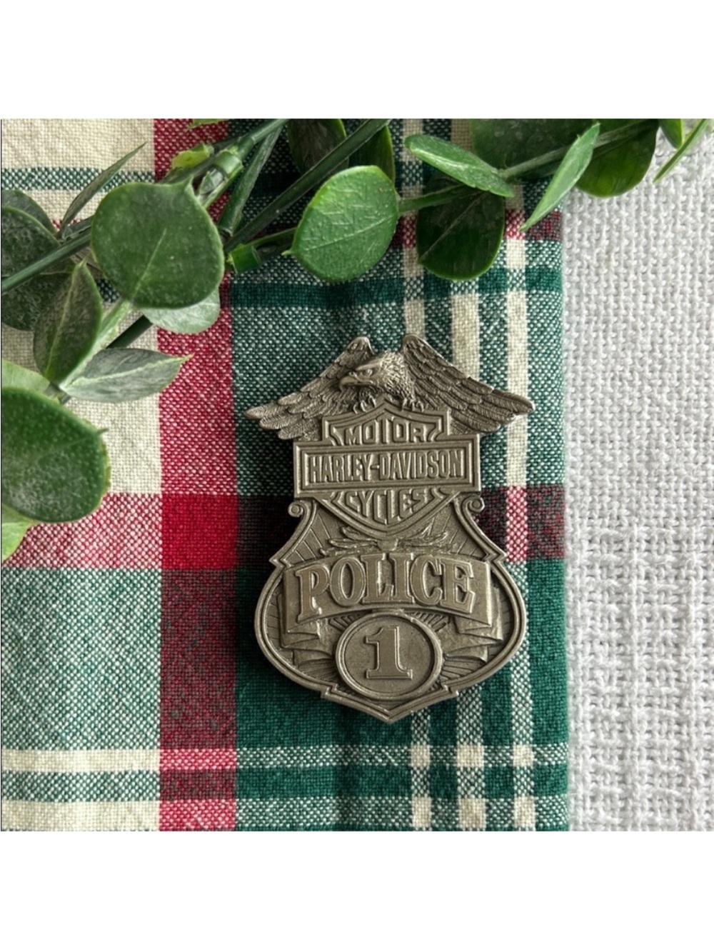 Harley Davidson Police 1 Belt Buckle